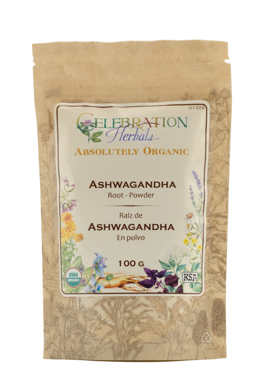Celebration Herbals Organic Ashwagandha Root Powder – 100 g