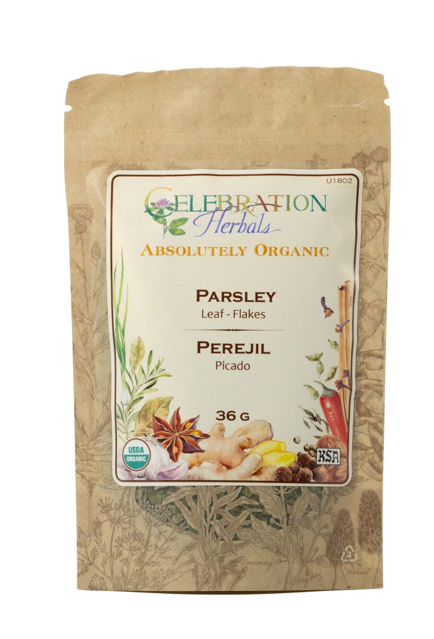 Celebration Herbals Organic Parsley Leaf – 36 g