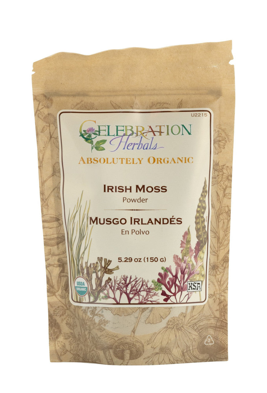 Celebration Herbals Organic Irish Moss Powder – 150g