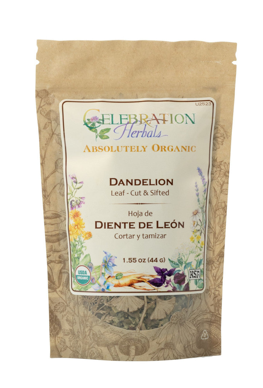 Celebration Herbals Organic Dandelion Leaf Cut & Sifted – 44 g