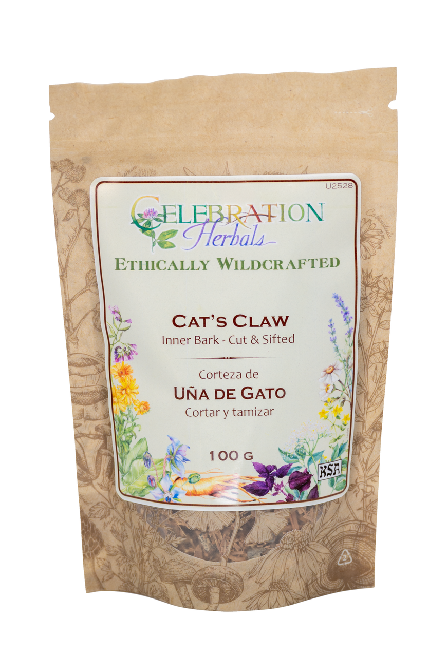 Celebration Herbals Cat's Claw Inner Bark Cut & Sifted – 100 g
