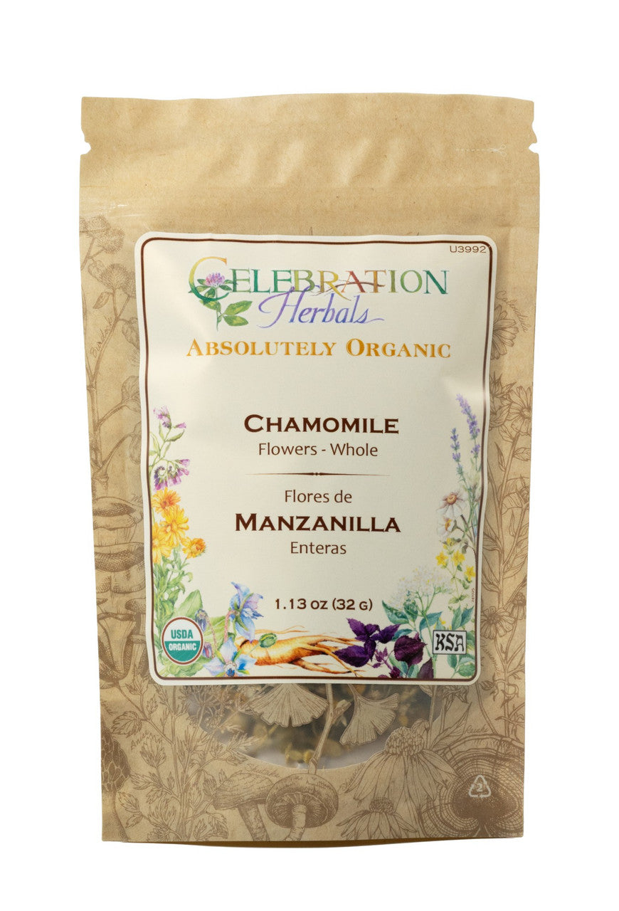 Celebration Herbals Organic Chamomile Flowers Whole – 32 g