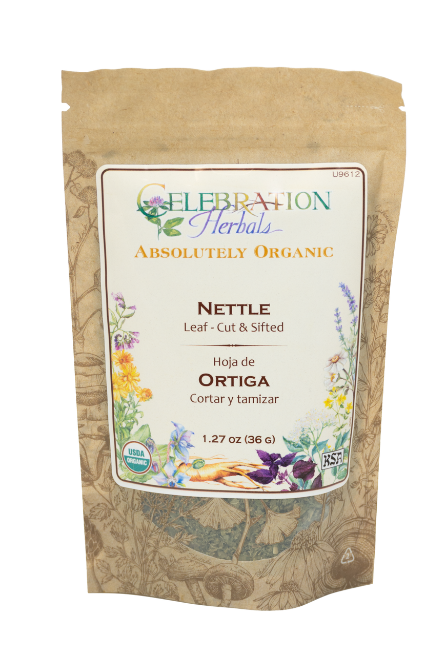 Celebration Herbals Organic Nettle Leaf Cut & Sifted – 36 g