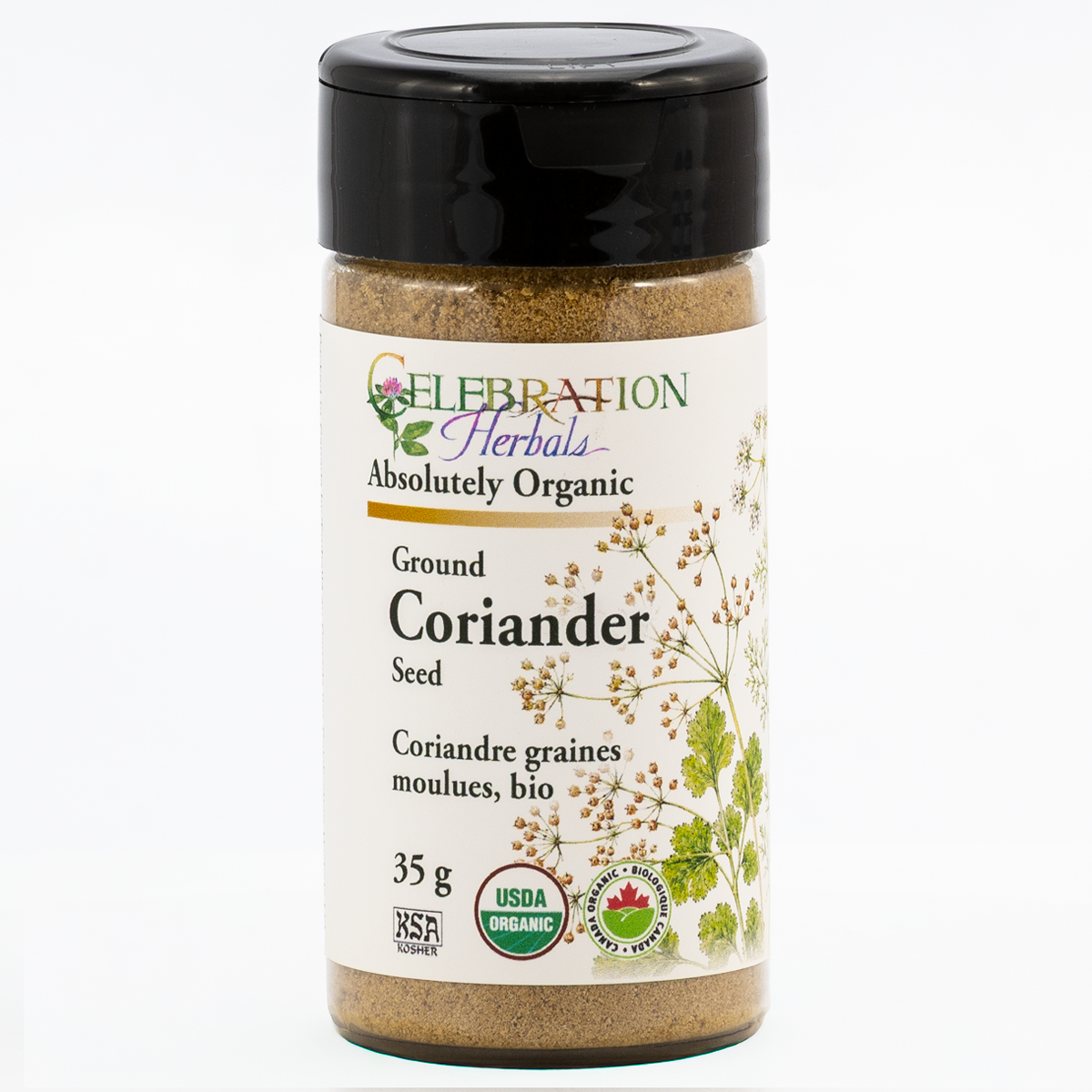 Celebration Herbals Organic Coriander Seed Ground – 35 g