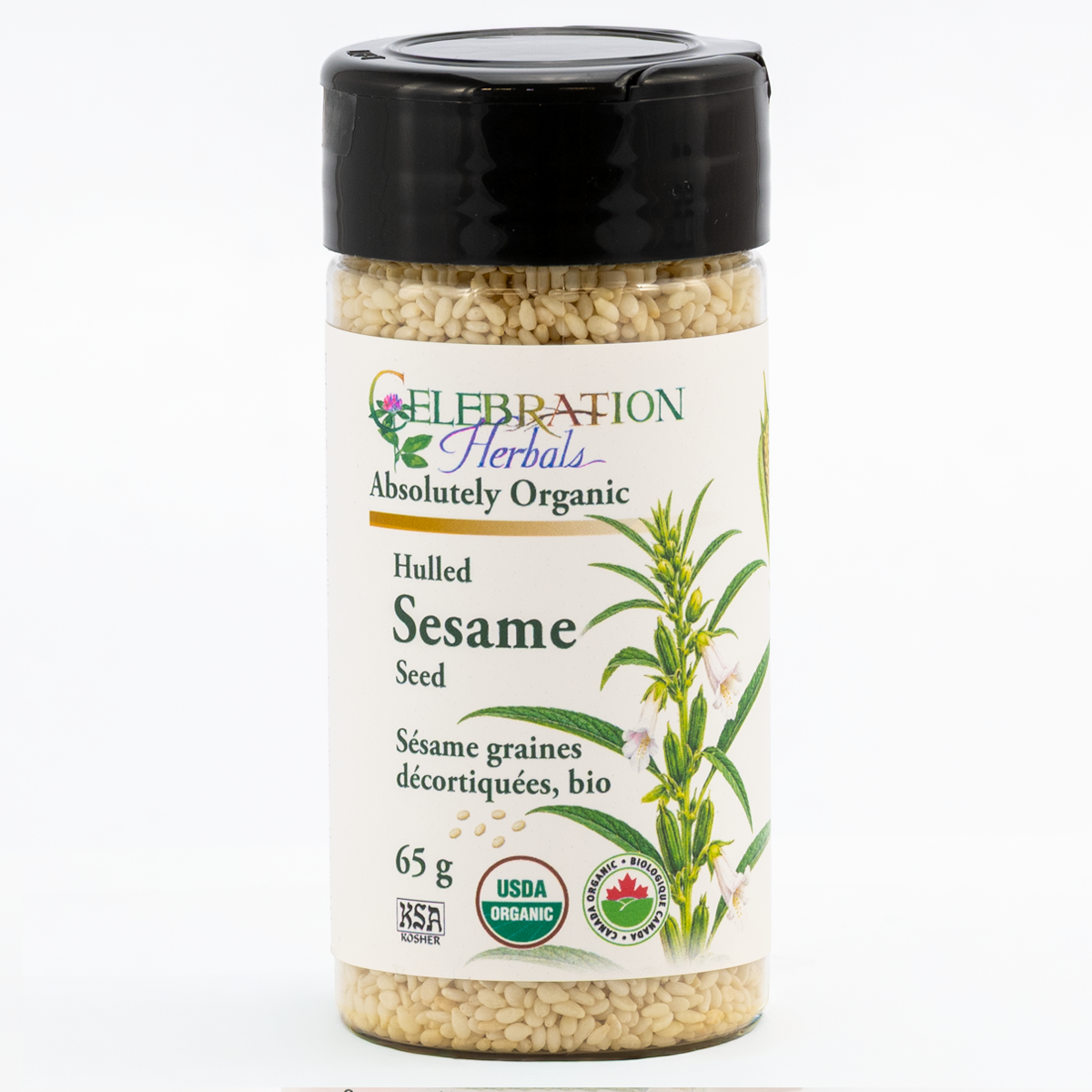 Celebration Herbals Organic Sesame Seed Hulled – 65 g