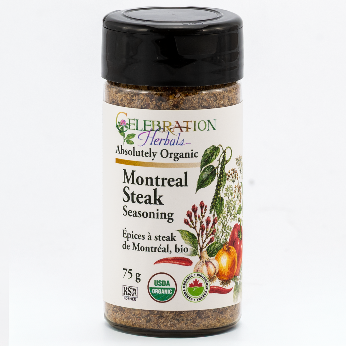 Celebration Herbals Organic Montreal Steak Seasoning – 75 g