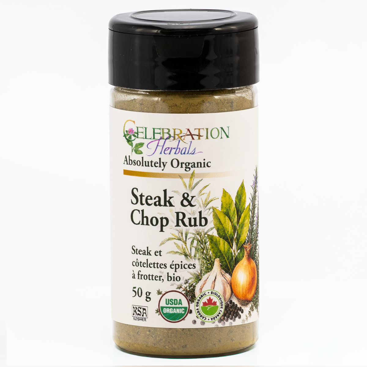 Celebration Herbals Organic Steak & Chop Rub – 50 g
