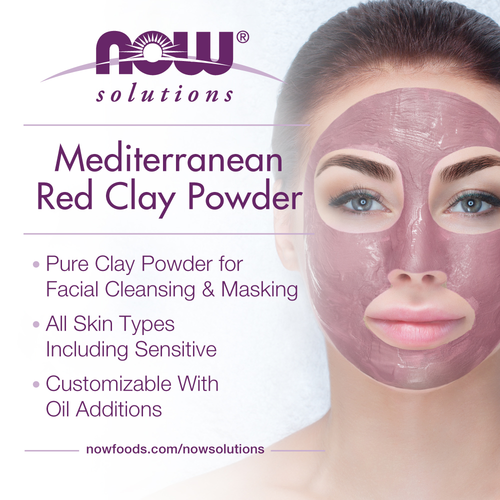 Now Solutions Mediterranean Red Clay Powder 6 oz