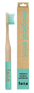 F.E.T.E. Children’s Bamboo Toothbrush — Magical Mint, Soft