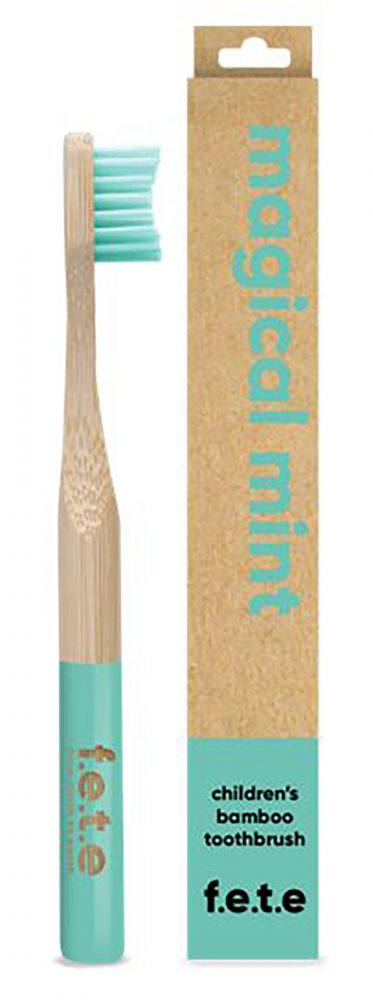 F.E.T.E. Children’s Bamboo Toothbrush — Magical Mint, Soft