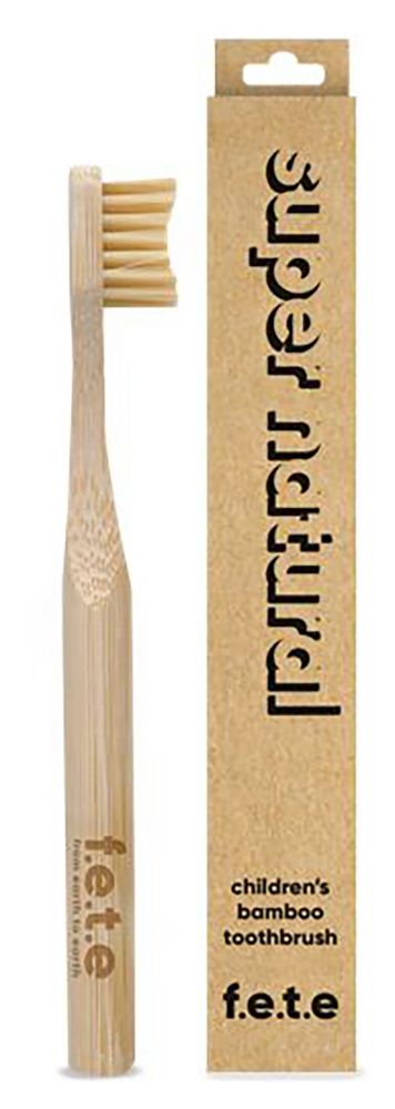 F.E.T.E. Children’s Bamboo Toothbrush — Super Natural, Soft