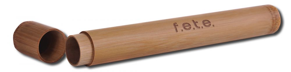 F.E.T.E. Bamboo Toothbrush Travel Case