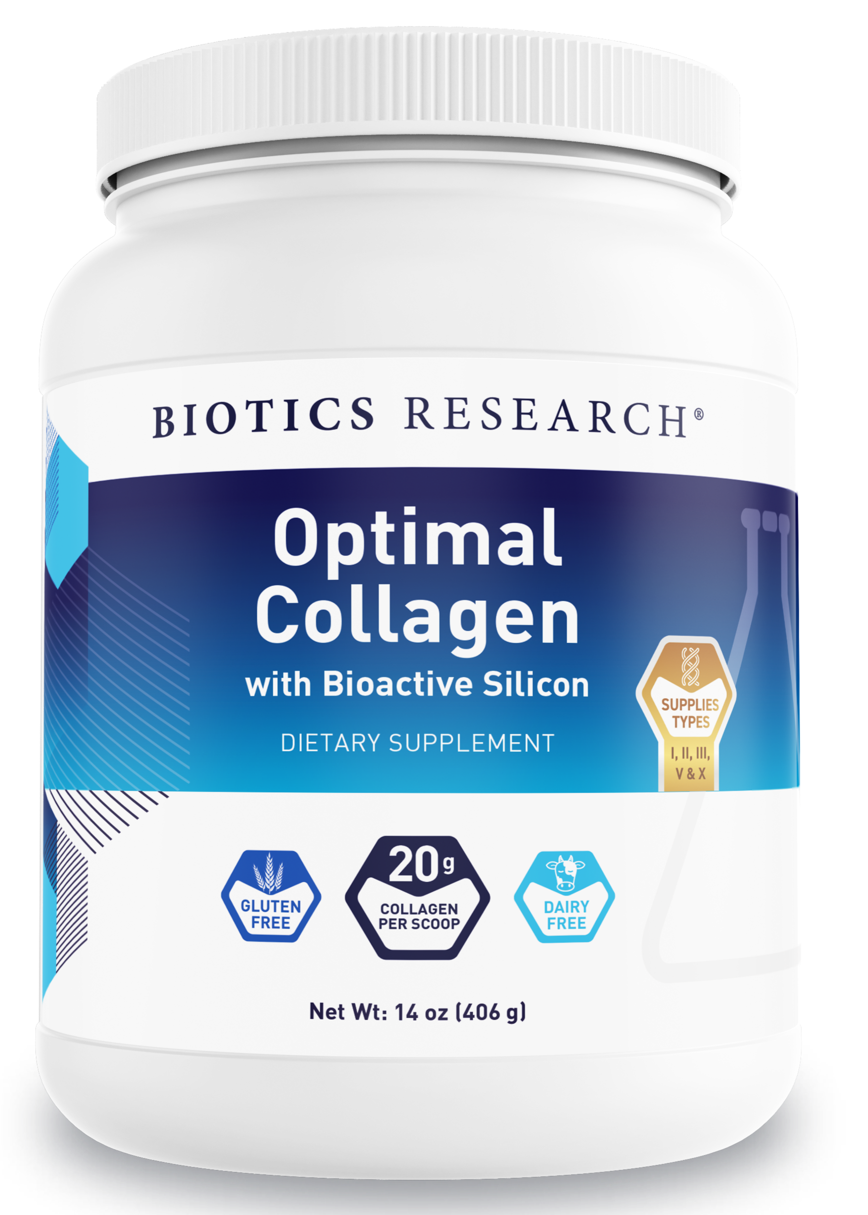 Optimal Collagen by Biotics Research - 14 oz