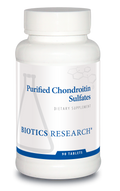 Purified Chondroitin Sulfates by Biotics Research - 90 Tablets