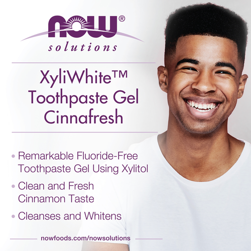 Now Solutions Xyli White Cinnafresh Toothpaste Gel 6.4 oz
