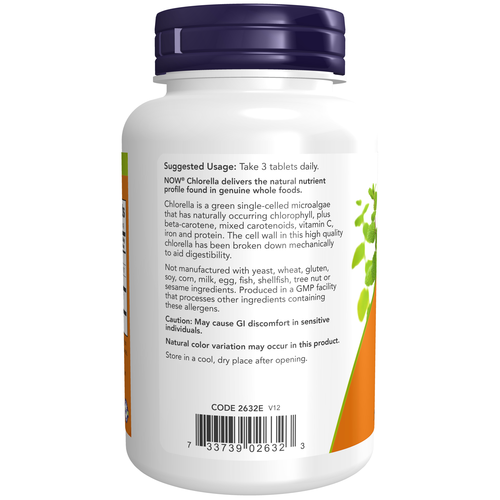 NOW Foods Chlorella 1,000 mg 120 Tablets