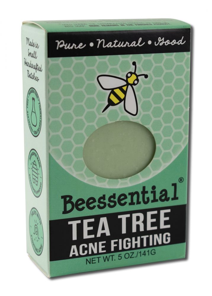 Beessential Tea Tree Oil Bar Soap, 5 oz