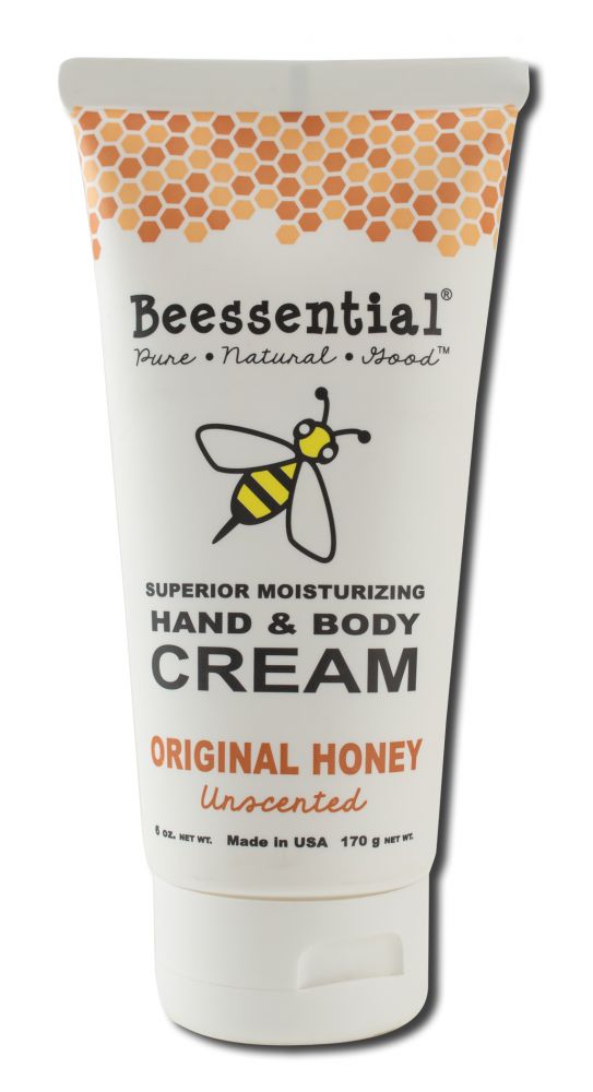 Beessential Fragrance-Free Honey Hand & Body Cream, 6 oz