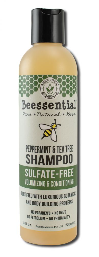 Beessential Tea Tree & Mint Shampoo, 8 oz