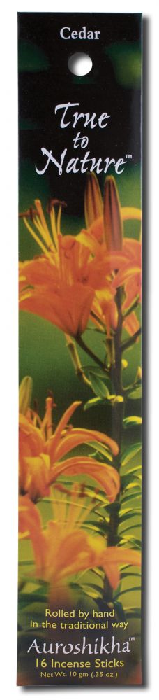 Auroshikha True To Nature Incense Cedar – 10 g