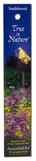 Auroshikha True To Nature Incense Sandalwood (Indra Sandal) – 10 g