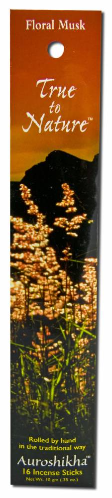 Auroshikha True To Nature Incense Floral Musk (Krishna Musk) – 10 g
