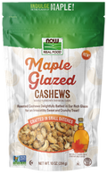 NOW Foods Cashews, Maple Glazed - 10 oz. front package image