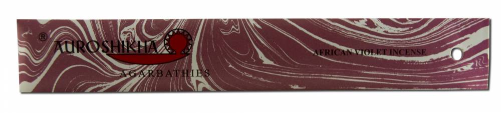 Auroshikha Classic Marble Incense African Violet – 10 g