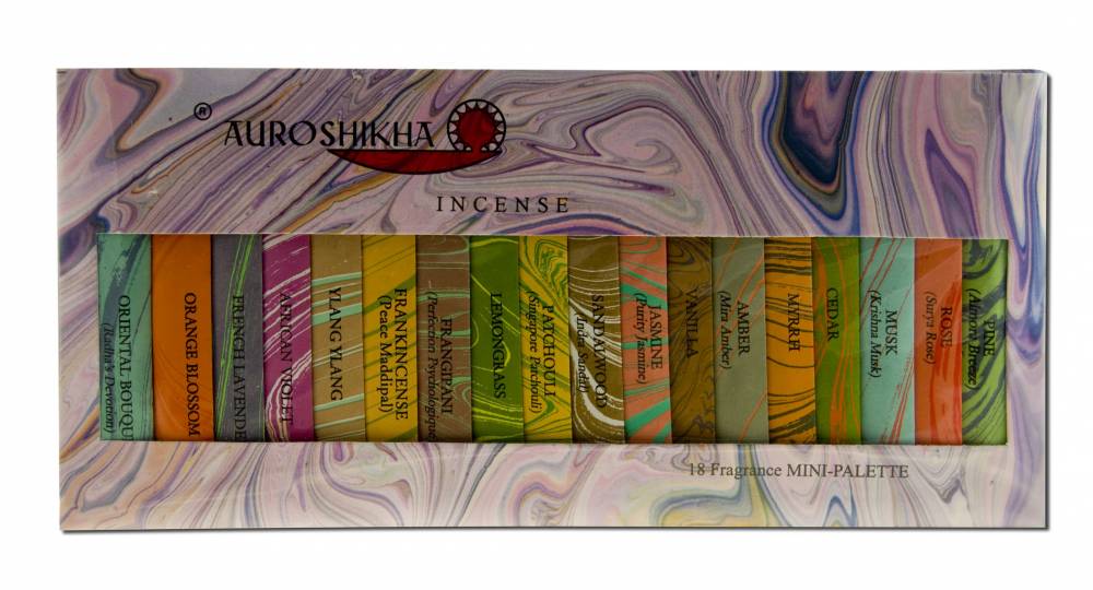 Auroshikha Classic Marble 18 Fragrance Sampler
