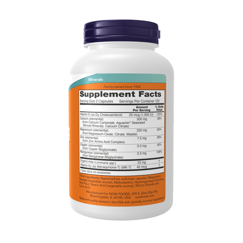 NOW Foods Cal-Mag Caps 240 Capsules
