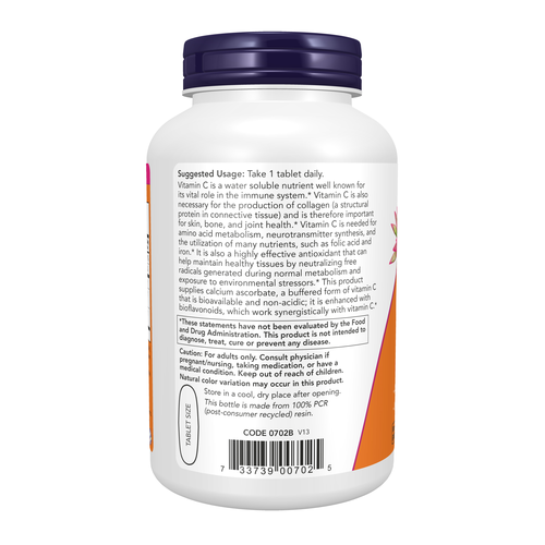 NOW Foods Buffered C-1000 Complex 180 Tablets