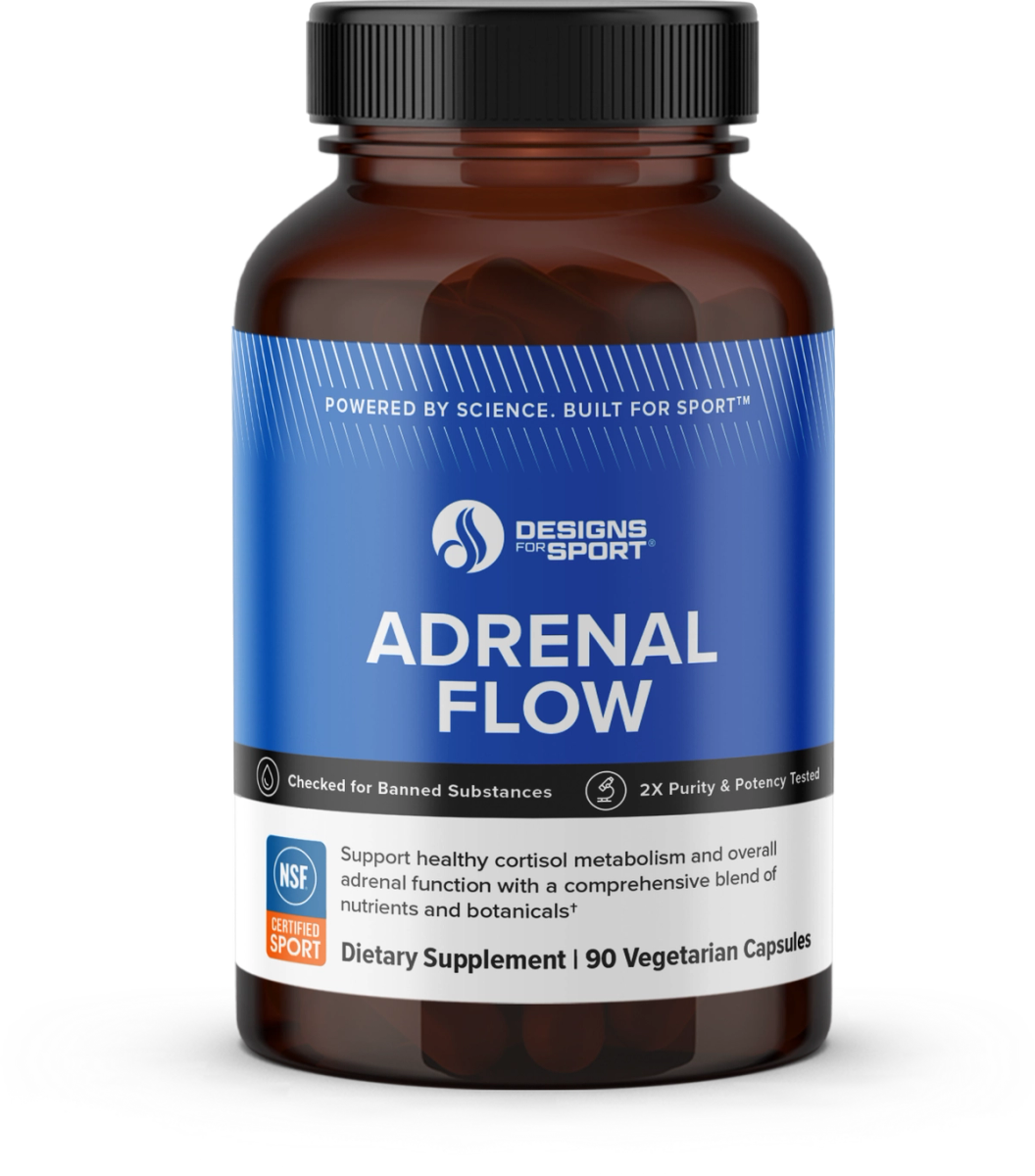 Designs for Health Adrenal Flow 90 capsules front label