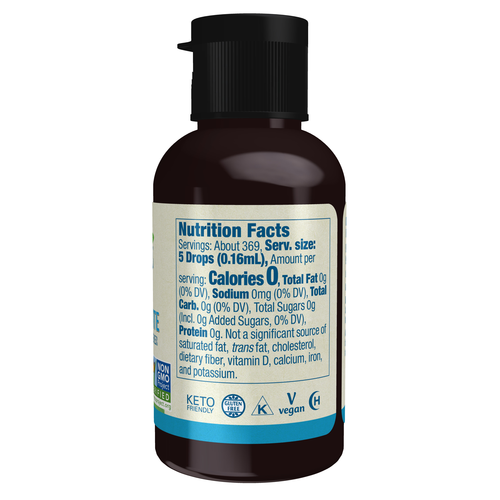 NOW Better Stevia Liquid Organic Glycerite 2 oz