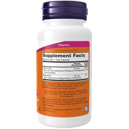 NOW Foods P-5-P 50 mg 90 Veg Capsules