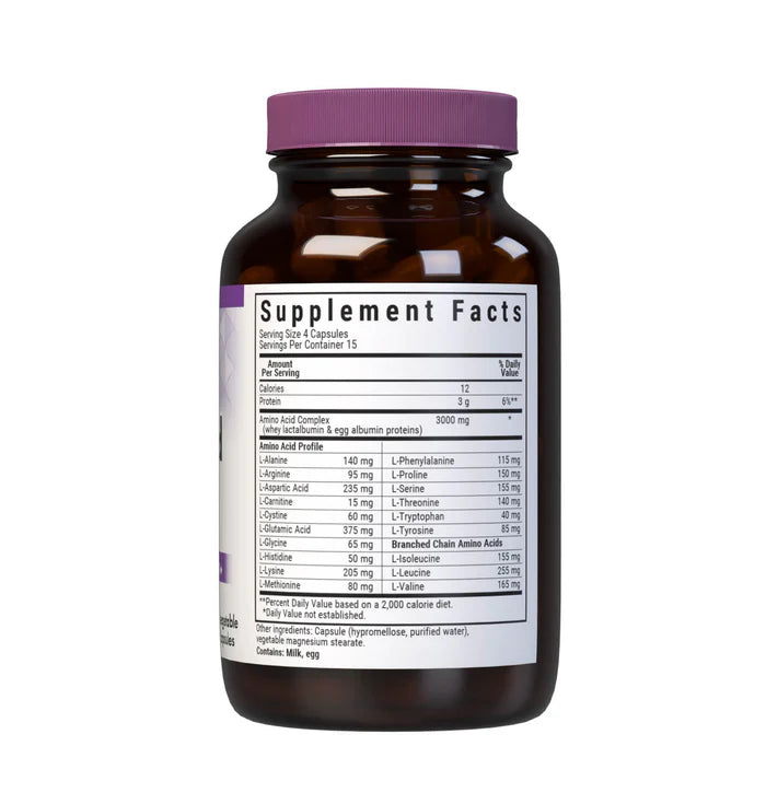 Bluebonnet Vitamins Amino Acid 750 mg - 60 Vegetable Capsules