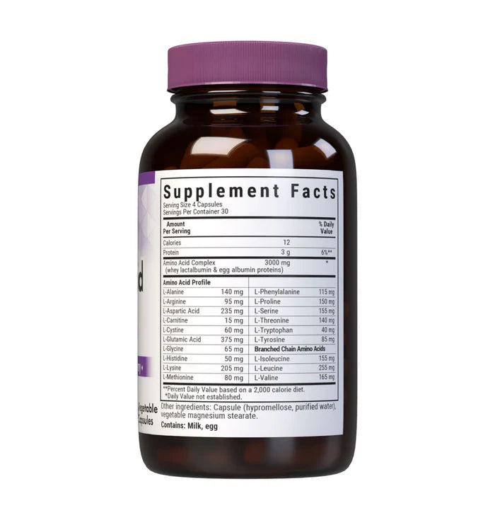 Bluebonnet Vitamins Amino Acid 750 mg 120 VCaps