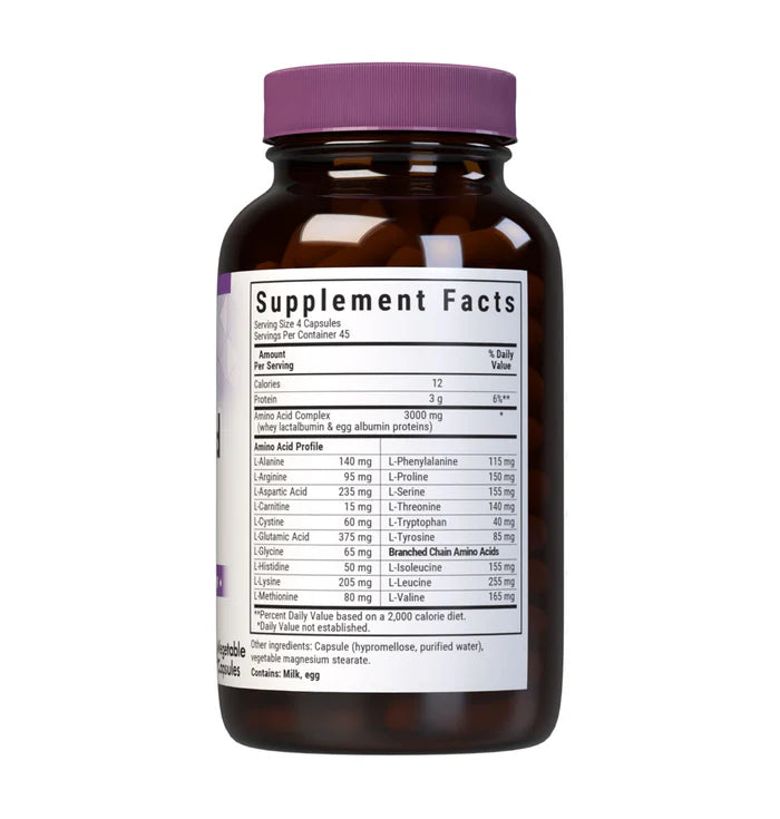 Bluebonnet Vitamins Amino Acid 750 mg 180 VCaps