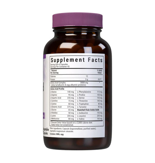 Bluebonnet Vitamins Amino Acid 750 mg 180 VCaps