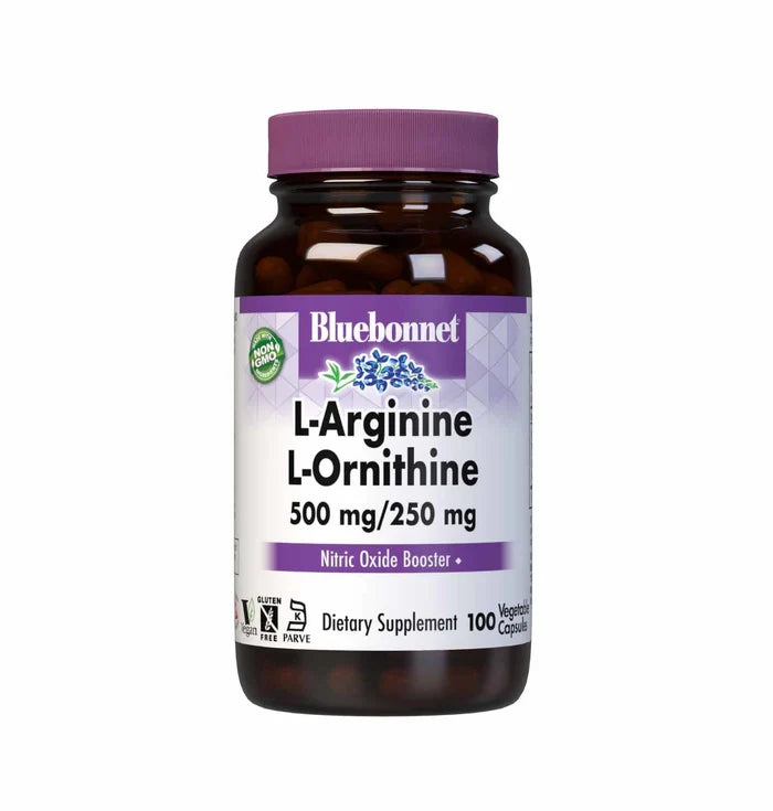 L-ARGININE L-ORNITHINE 500 mg/250 mg 100 VCaps