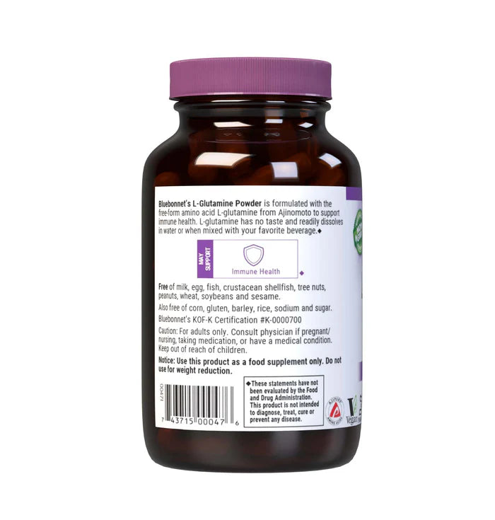 Bluebonnet Vitamins L-Glutamine Powder 4 oz | 5,000 mg product image 3