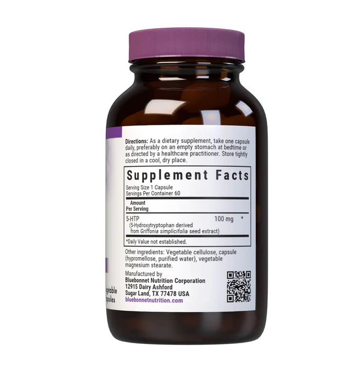 Bluebonnet Vitamins 5-HTP 100 mg - 60 Vcaps
