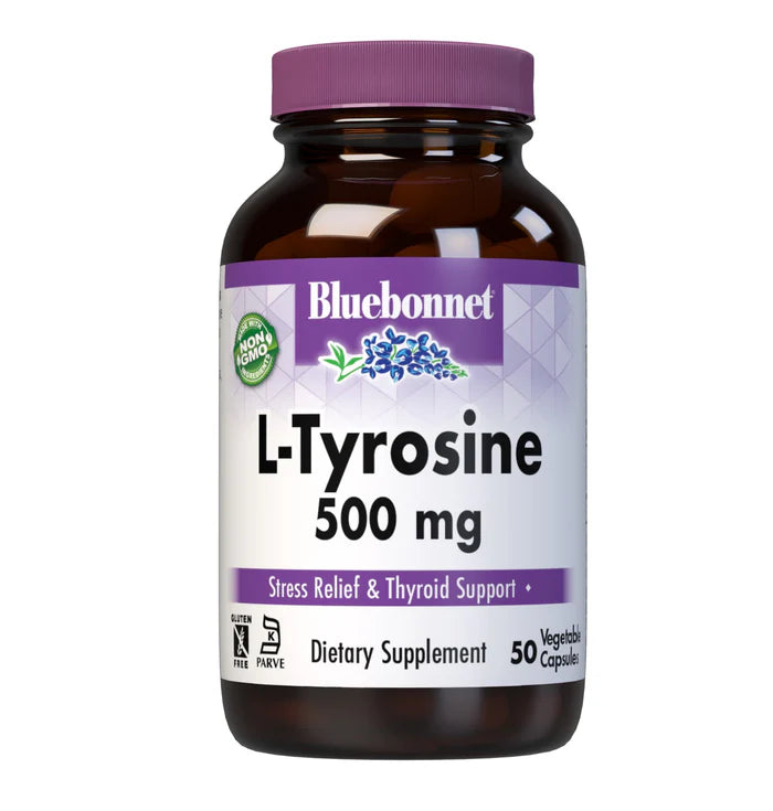 Bluebonnet L-TYROSINE 500 mg 50 VCAPS