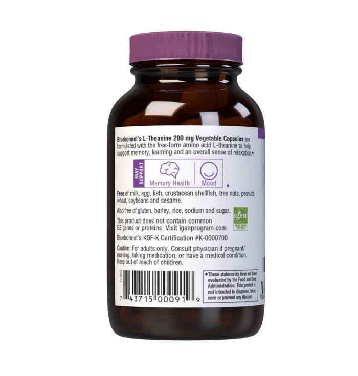 L-THEANINE 200 mg 60 VCAPS