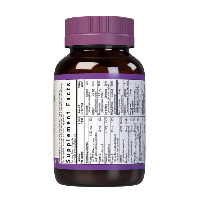 MAXI ONE WHOLE FOOD-BASED MULTIPLE With Iron 30 VCAPS