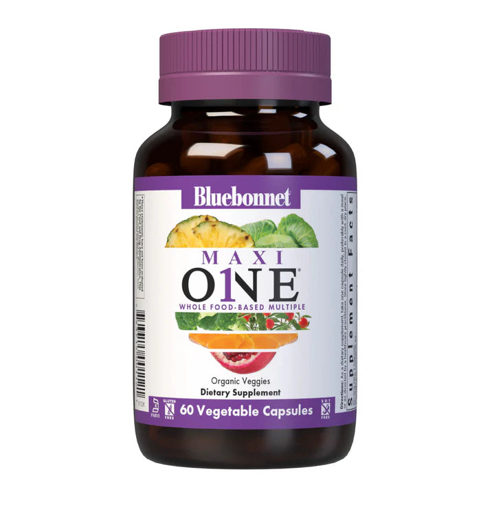 MAXI ONE WHOLE FOOD-BASED MULTIPLE With Iron 60 VCAPS