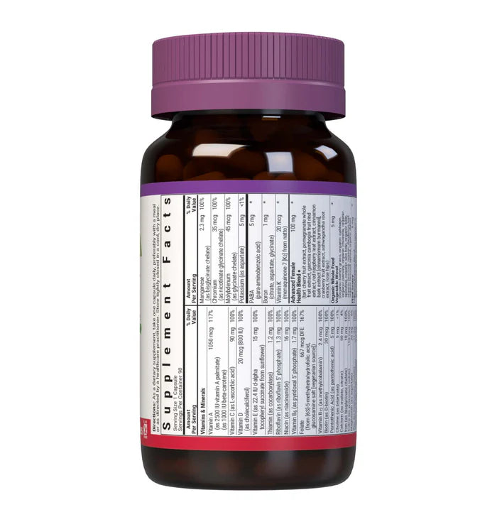 LADIES’ ONE WHOLE FOOD-BASED MULTIPLE 90 VCAPS