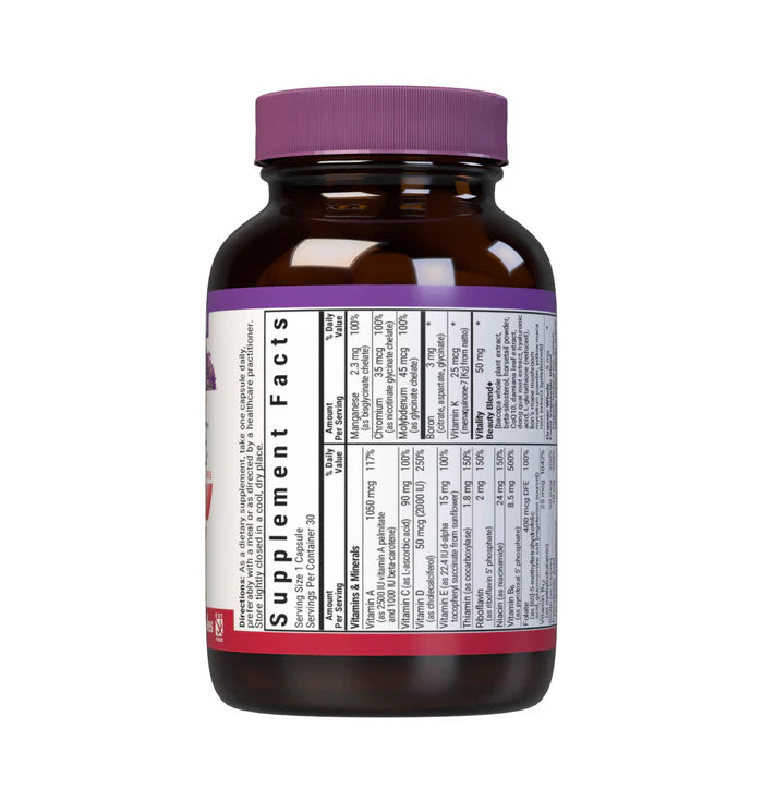 Bluebonnet Vitamins Ladies' One 40+ Whole Food-Based Multiple - 30 Vcaps