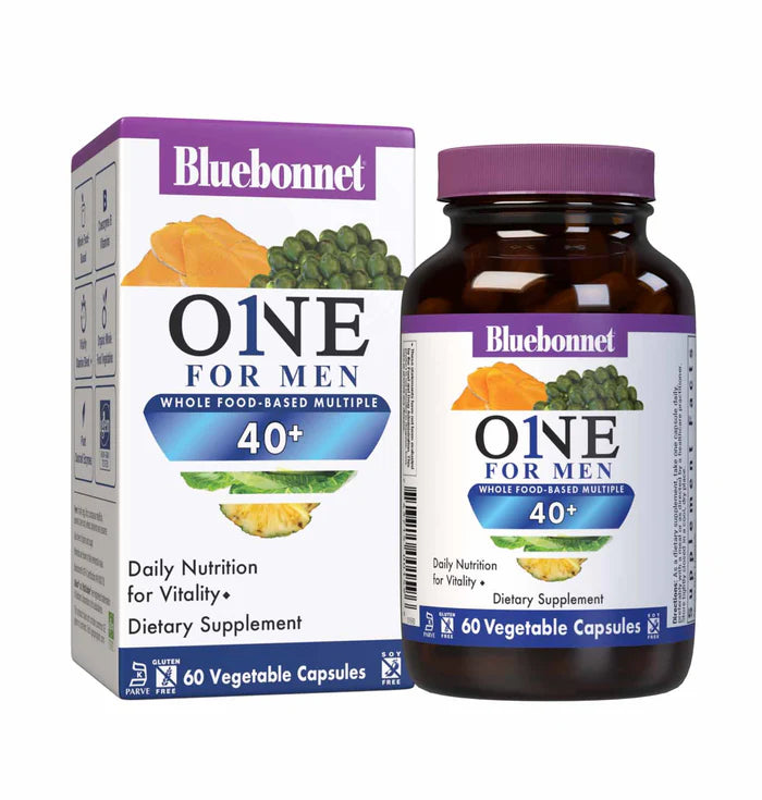 MENS' ONE 40+ WHOLE FOOD-BASED MULTIPLE 60 VCAPS