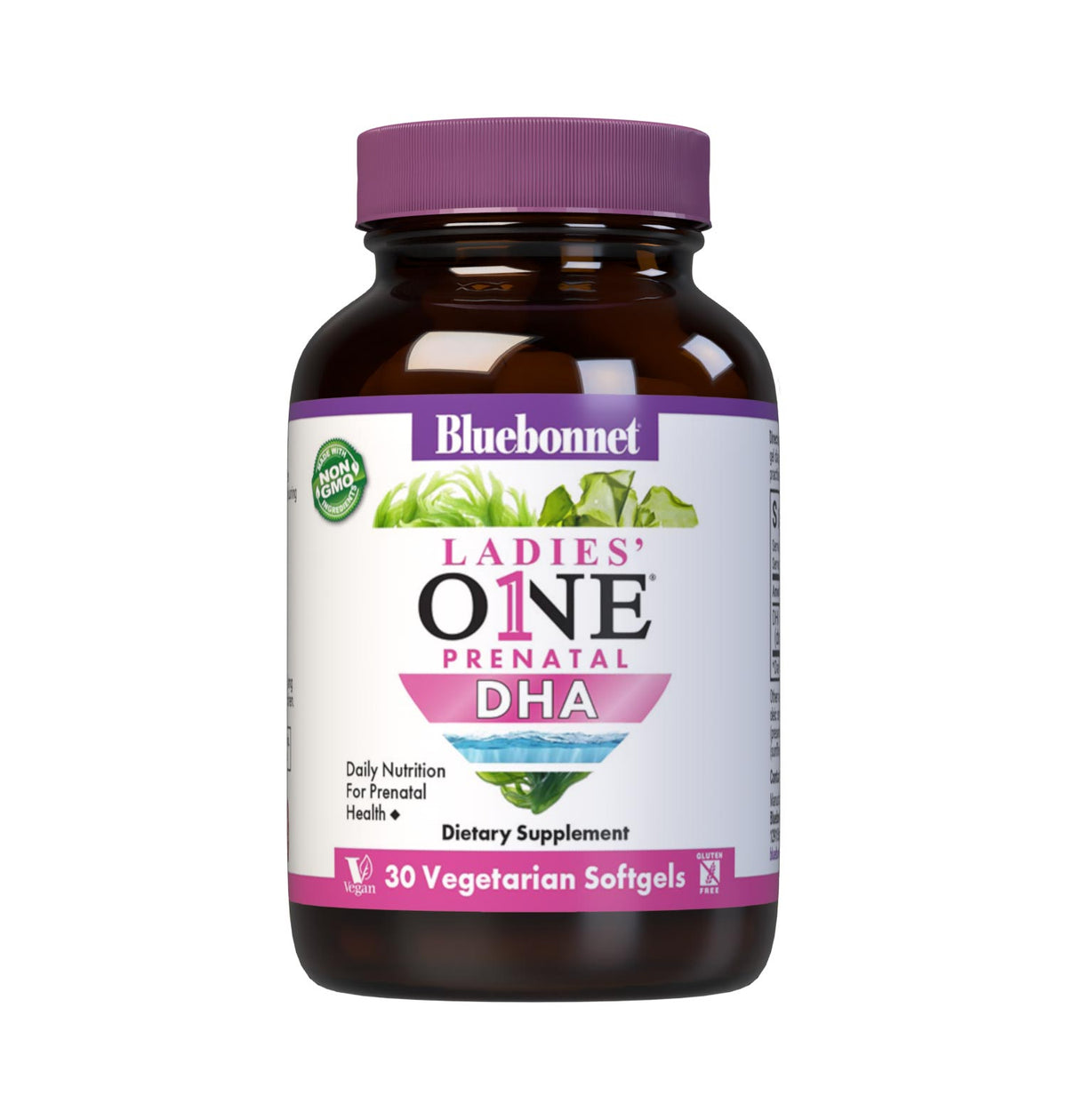 Bluebonnet Early Promise Prenatal DHA 200 mg 30 vegetarian softgels bottle