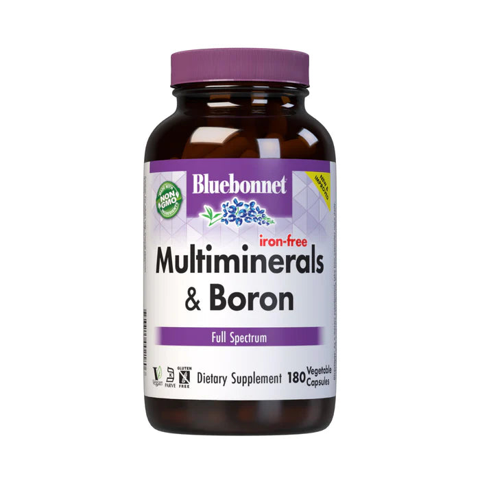 IRON-FREE MULTIMINERALS & BORON 180 VCAPS